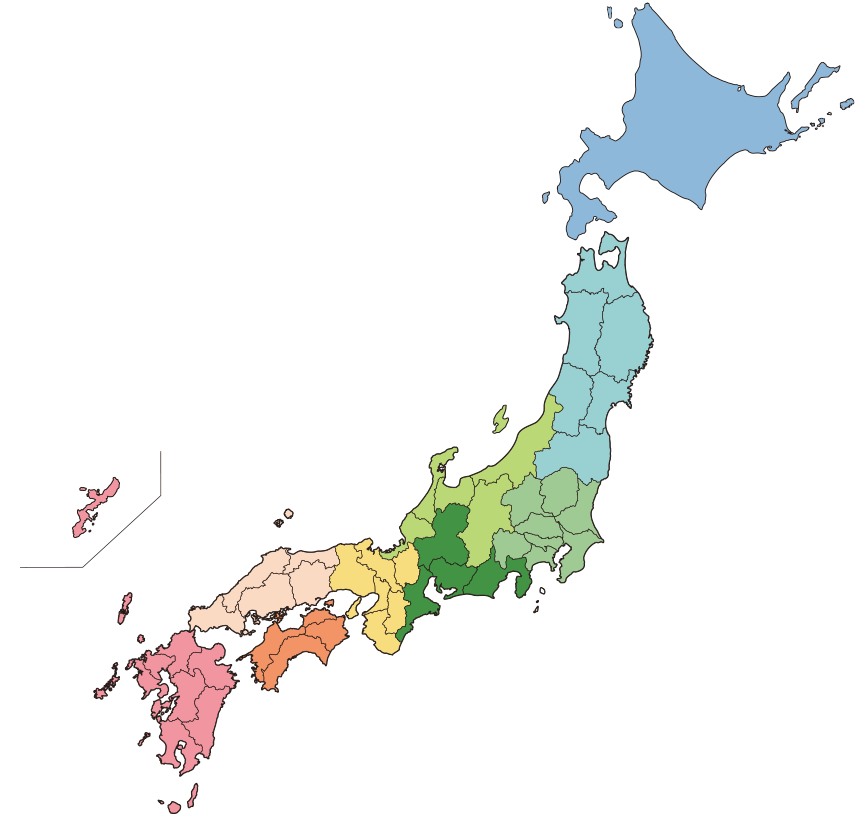 日本地図